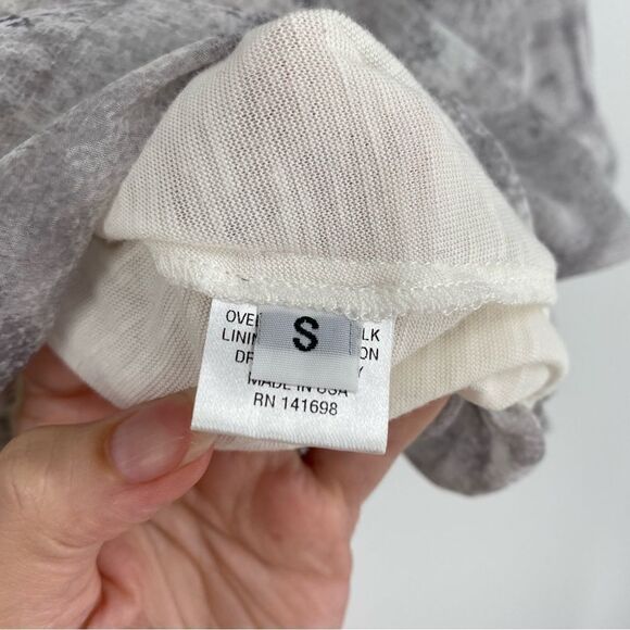 Ramy Brook Women’s Round Neck Bat Sleeve Gray Blouse size S - Picture 3 of 7